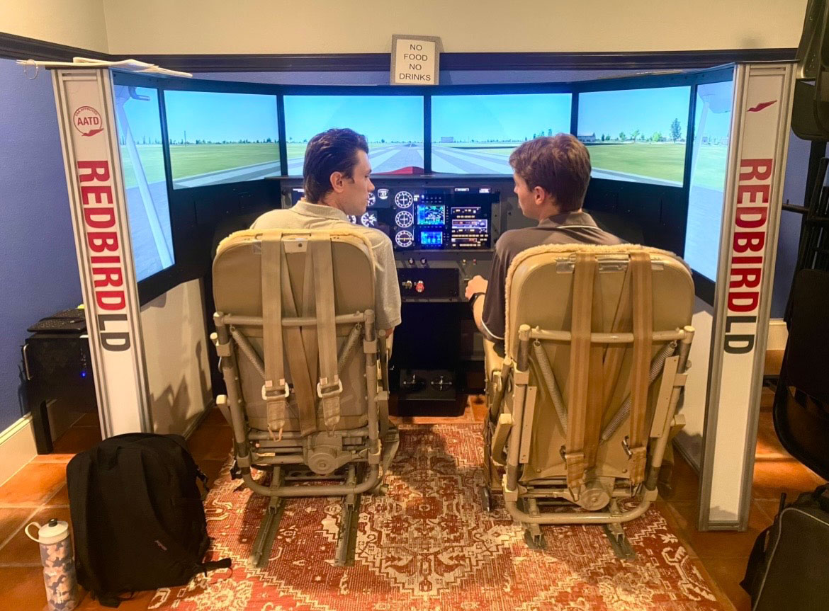 Learning on the Redbird Flight Simulator