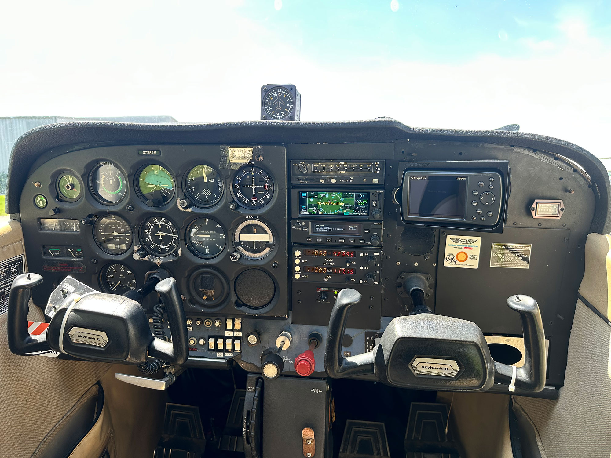 N738TM Instrument Panel